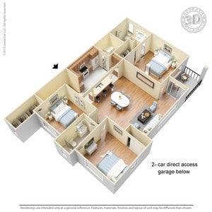 3 Bed 2 Bath 2-car Garage 1565sf - 3 Bed 2 Bath 2-Car Garage 1565 SqFt (1495 Net)