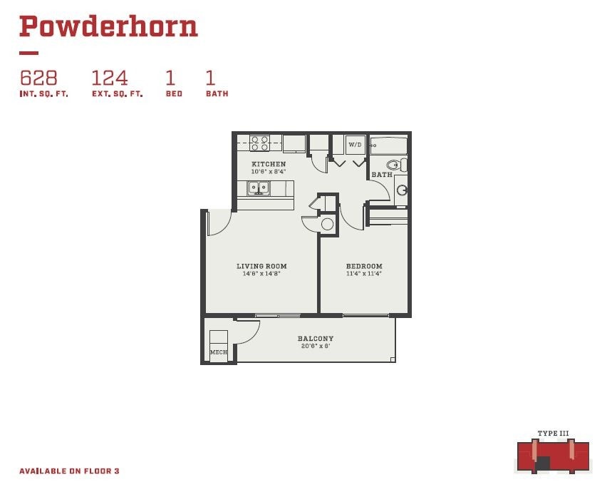 Floor Plan - Powderhorn