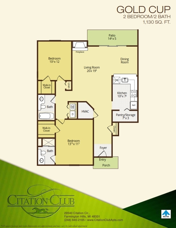 Floor Plan - Gold Cup