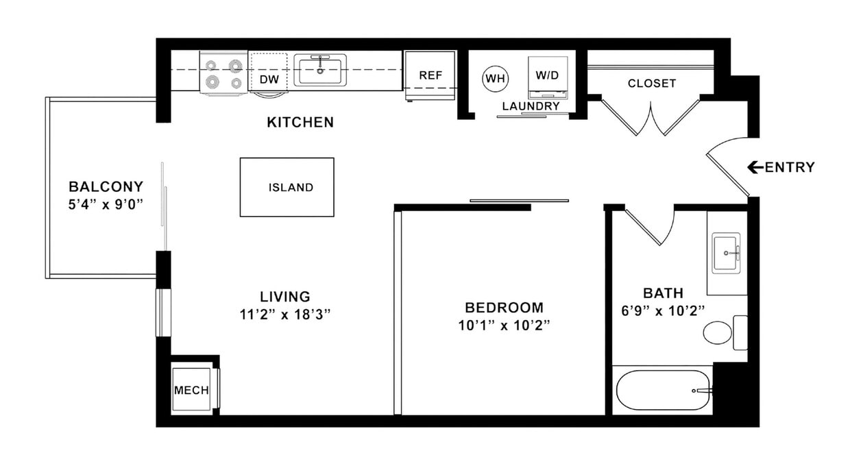 S1 Floor plan W Dimensions - S1