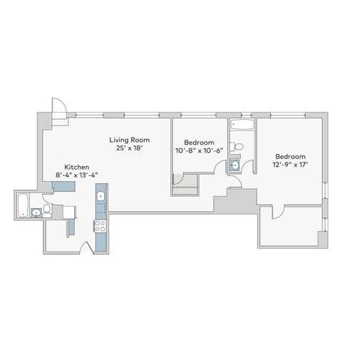 Floor Plan - mon-2ba