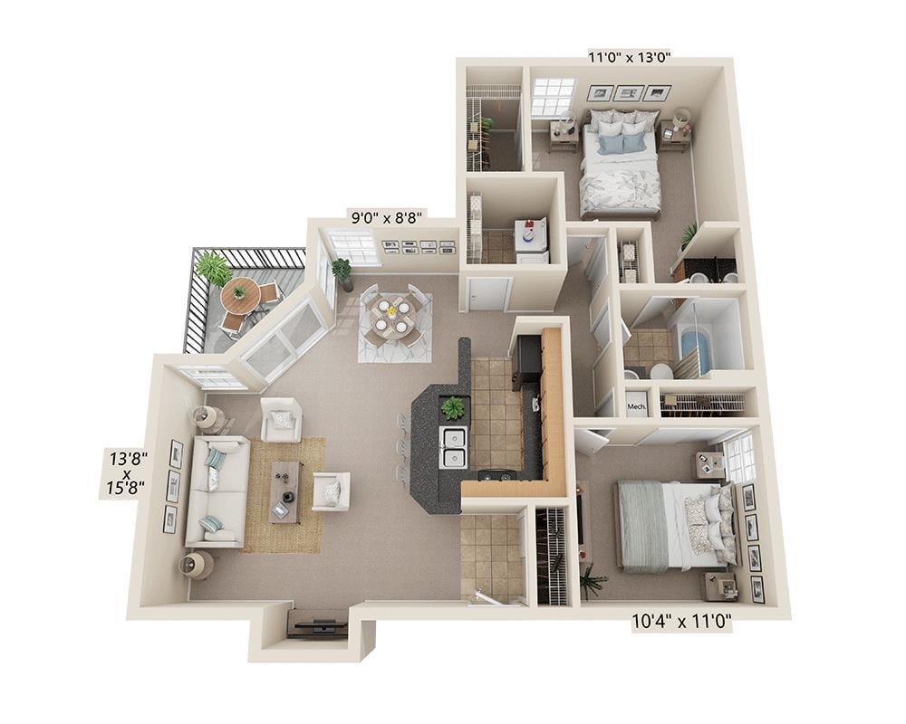 Floor Plan - Plan B1