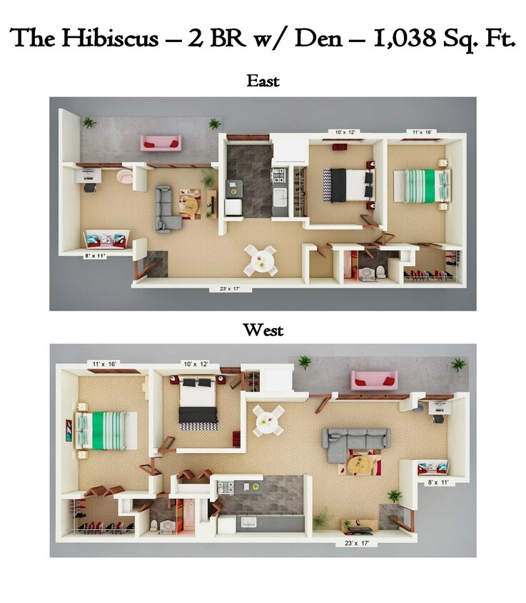 Floor Plan - The Hibiscus