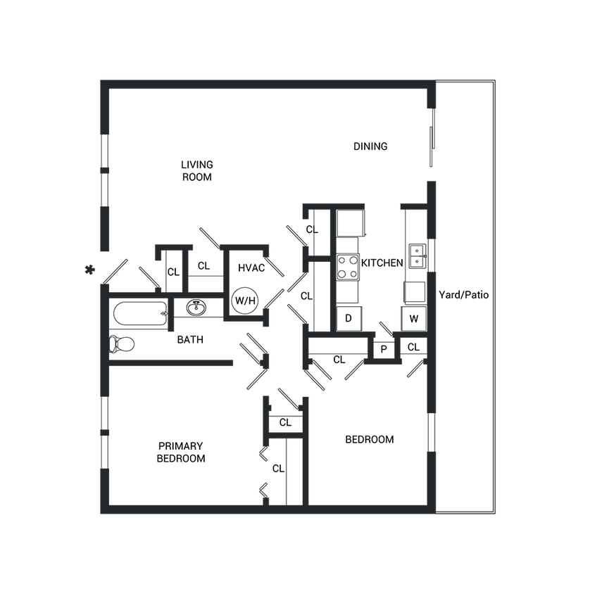 Floor Plan - B1 Brookside