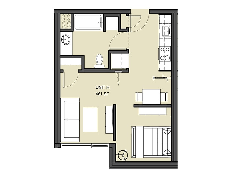 Floor Plan - Unit H