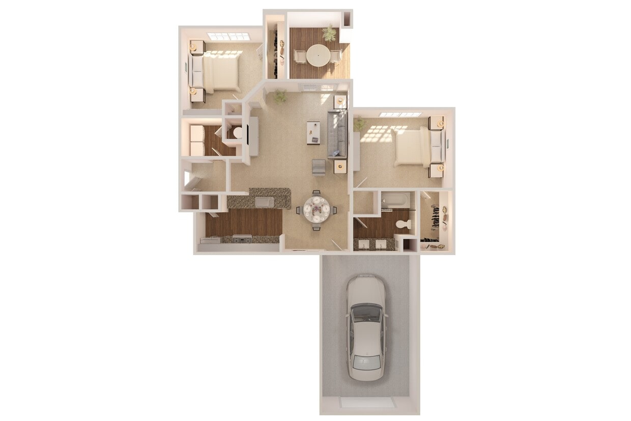 Floor Plan - Osprey + Garage