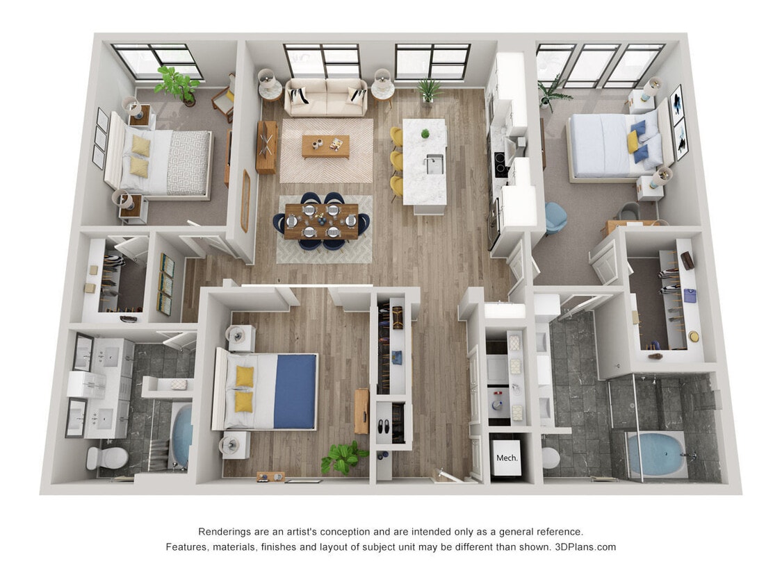 2.C2 floor plan Preserve at Westfields - 2.C2