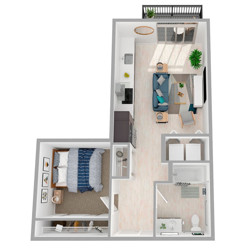 Floor Plan - Urban 1x1 - ARCH - a9.1