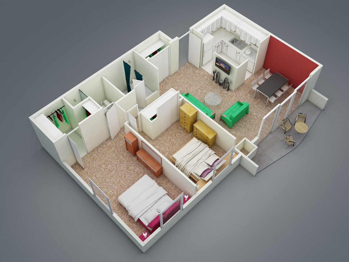 2BED 2 BATH 1025SQFT.jpg - Two Bedroom Two Bath