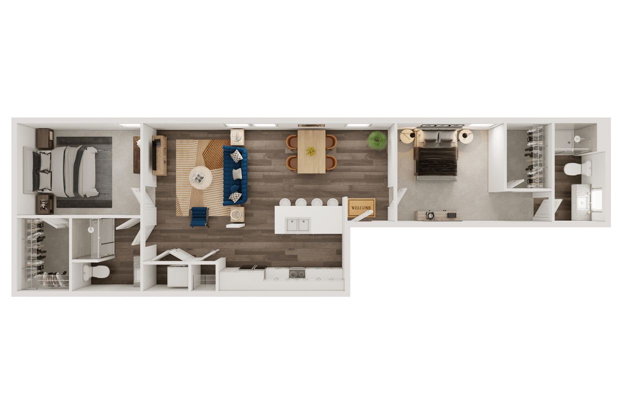 Floor Plan - B12 - SECOND AVE