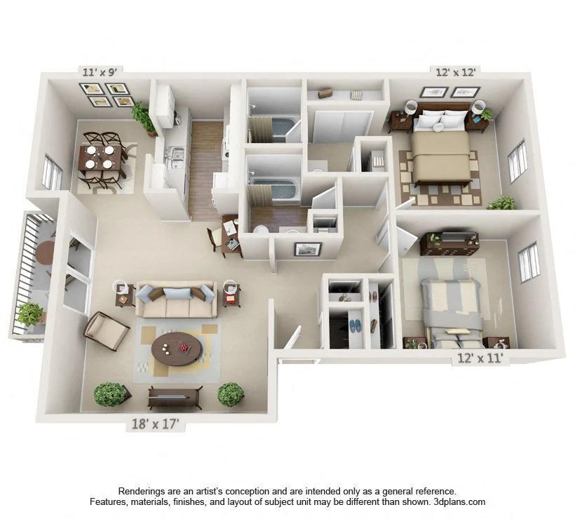 Floor Plan - Renovated Tawny