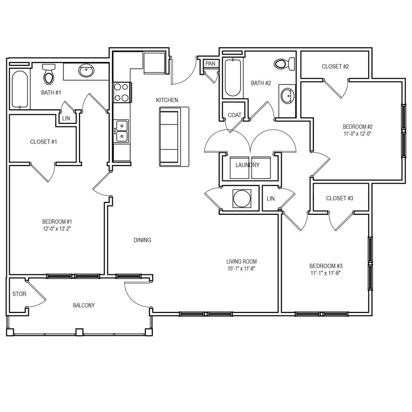 Capital Place at Southwood - Live Oak - 2 Beds - 2 Baths - 1486 Sq. ft. - Live Oak