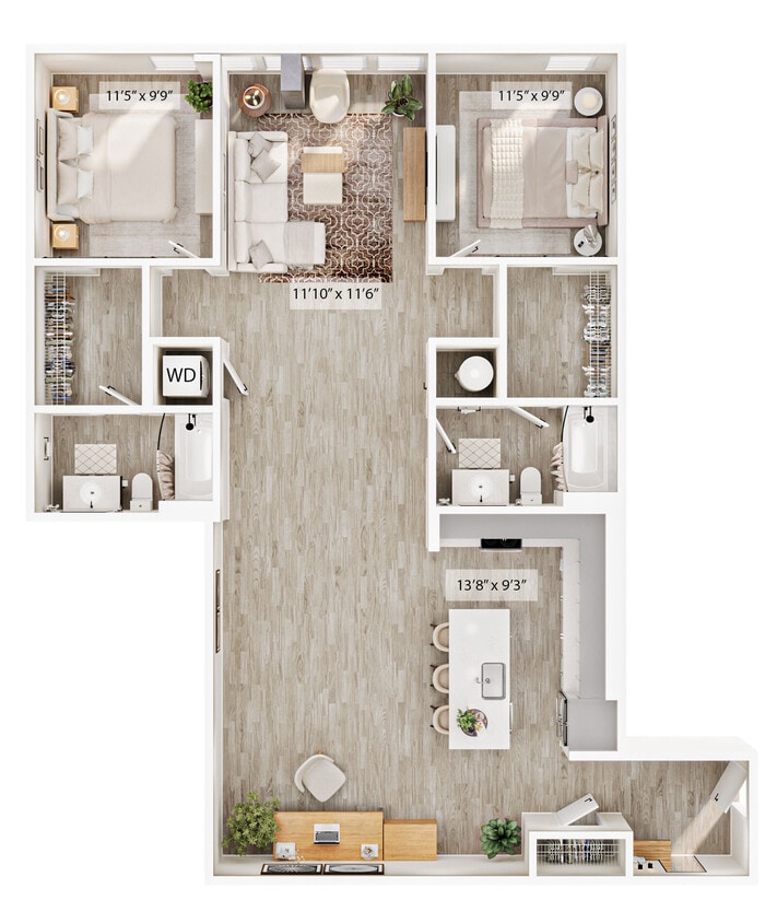 Floor Plan - The Blanc