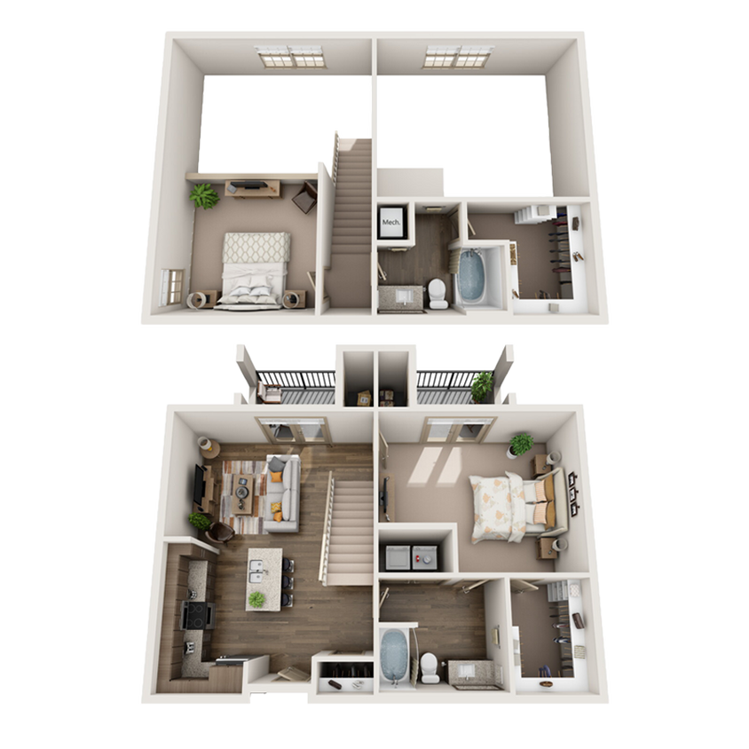 2 Bed/2 Bath Loft - 2 Bed/2 Bath Loft