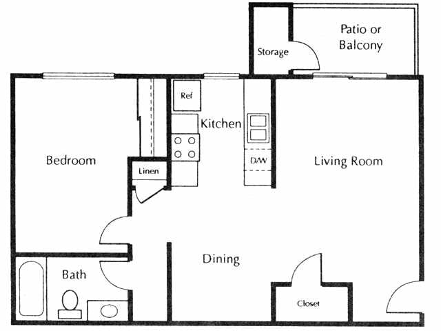 1BR/1BA - Reef