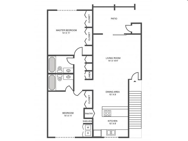 2BR/2BA Upgraded - 2 Bedroom 2 Bath