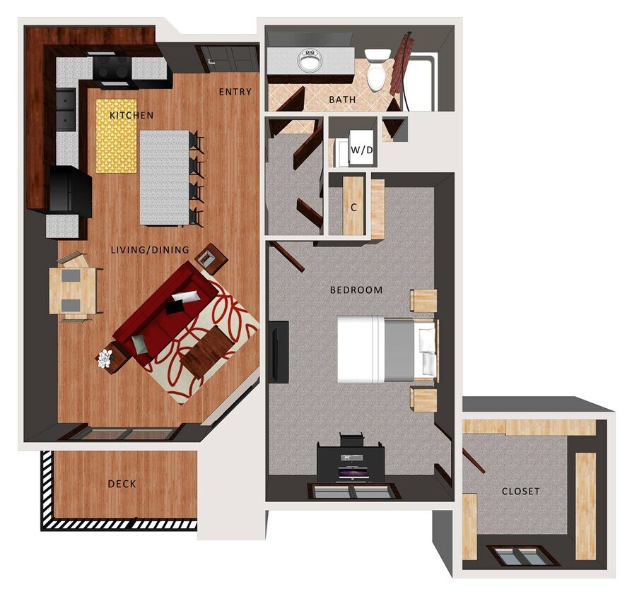 Floor Plan - (Flat) Fontenelle