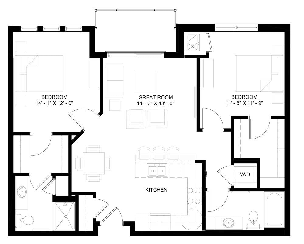Floor Plan - The Lincoln (C2)