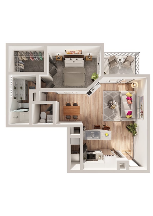 Legacy North - A1UC0 Floorplan - A1U