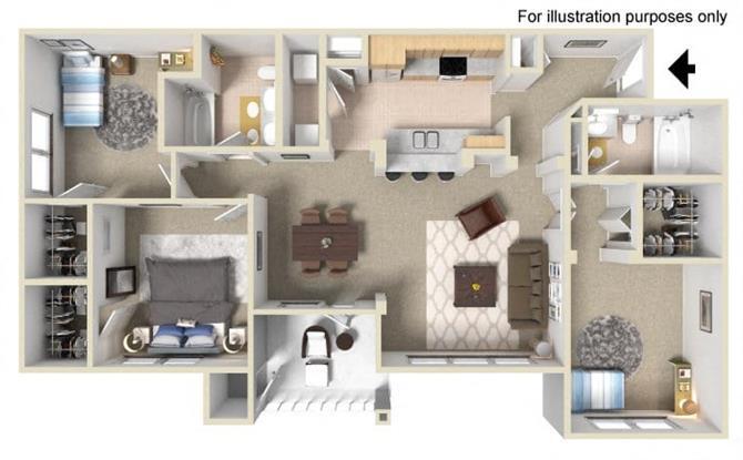 Floor Plan - C1 Pansie