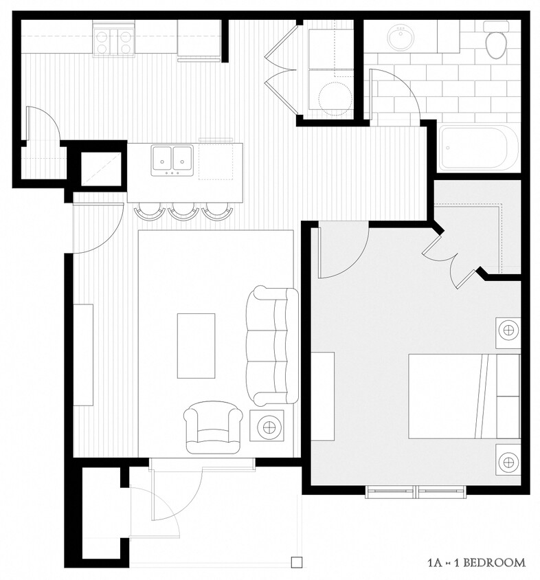 Floor Plan - Summit 1BR