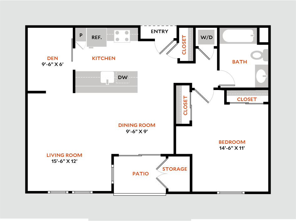 Floor Plan - Plan 1B