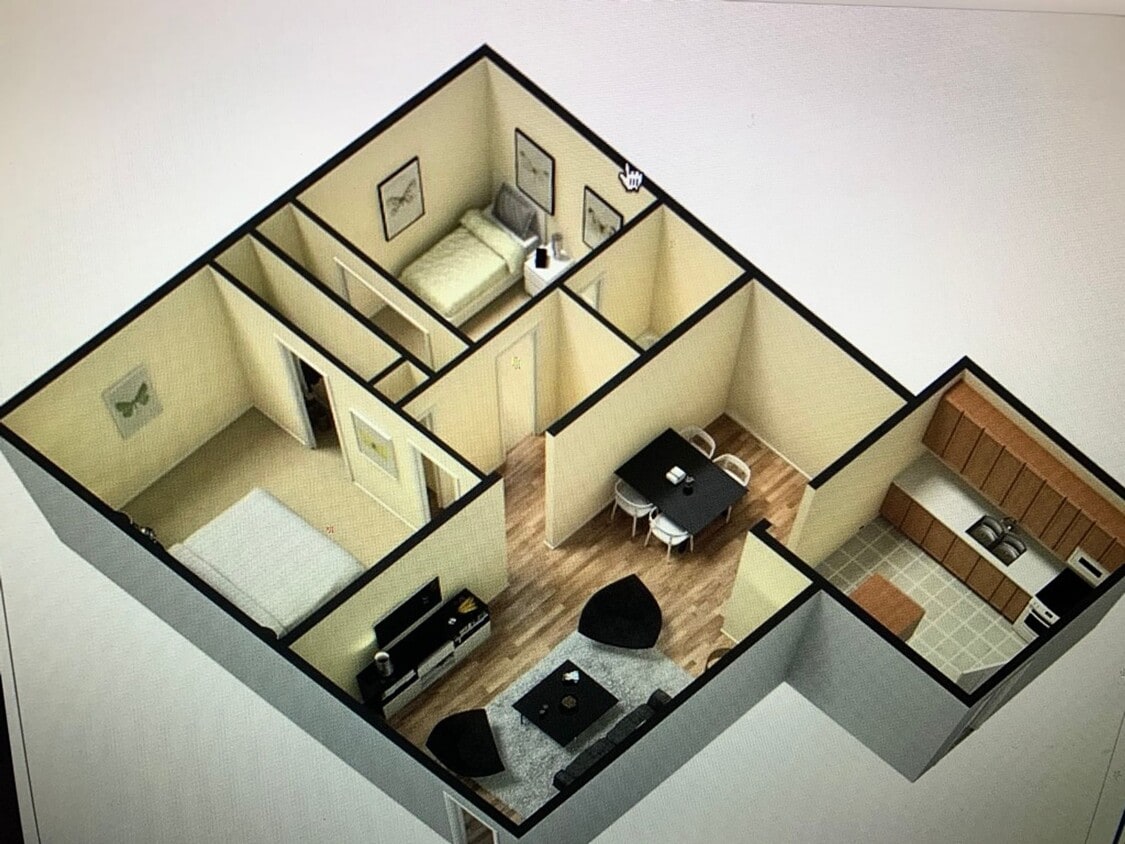 Floor Plan - 2 bedroom
