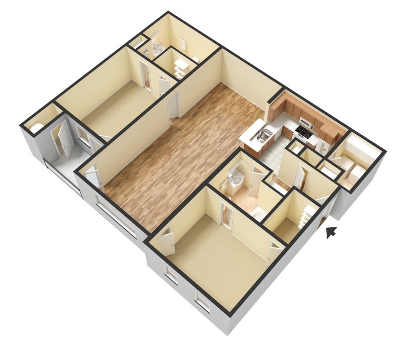 Floor Plan - B2 (Traditional)