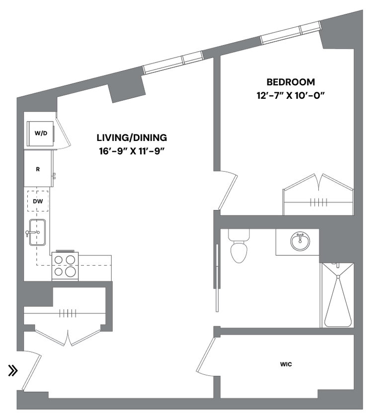 Floor Plan - 1E