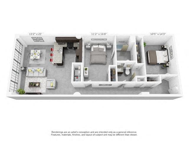 Floor Plan -  2F-ADA