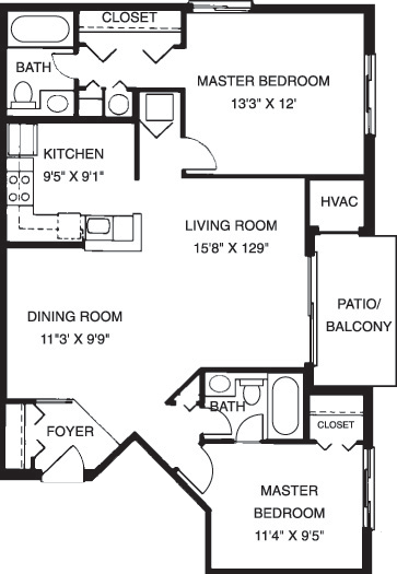Floor Plan - 2B