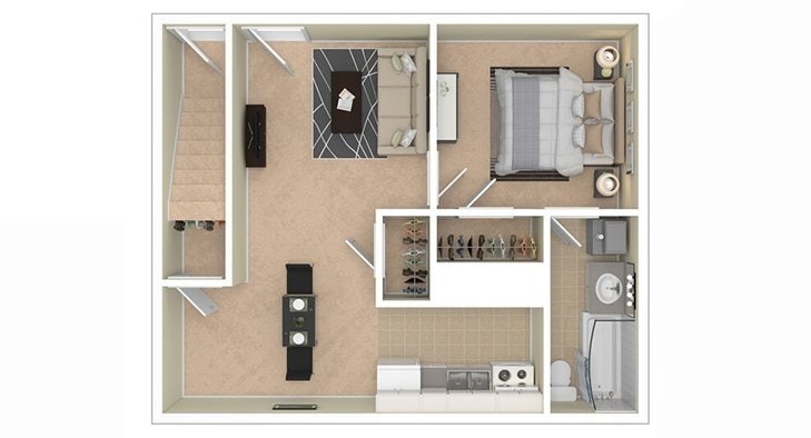 VairoVillage 1BD 1Bath 580sqft - 1 Bedroom-580