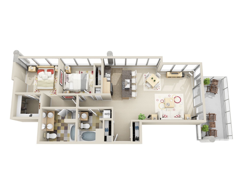 Floor Plan - Midrise B2SD