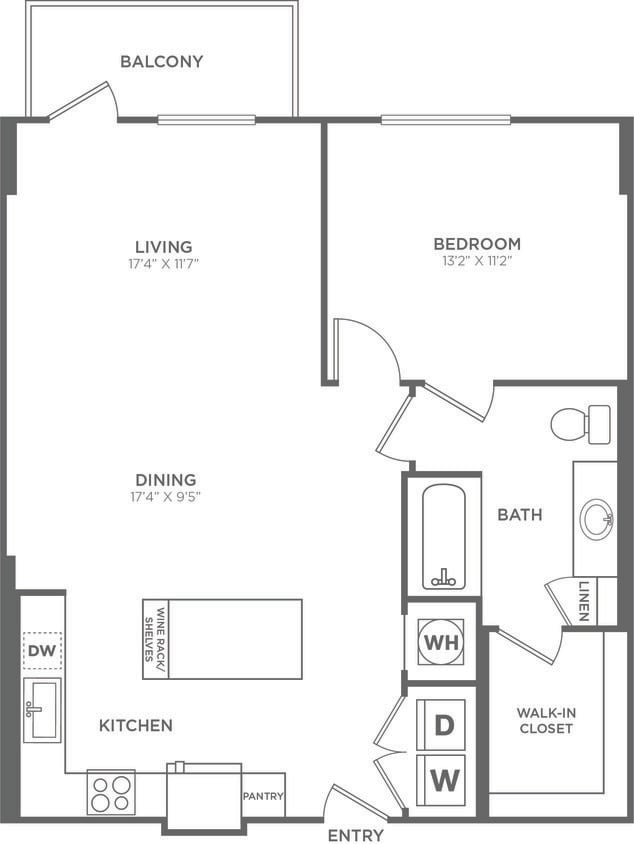 Floor Plan - The Kraddick Tower