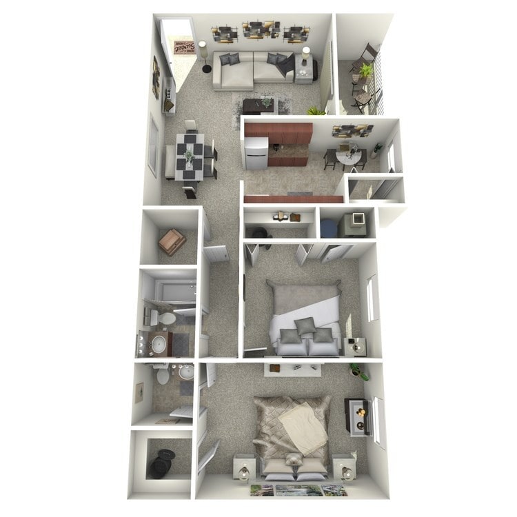 Overhead_174623.jpg - 2 Bedroom