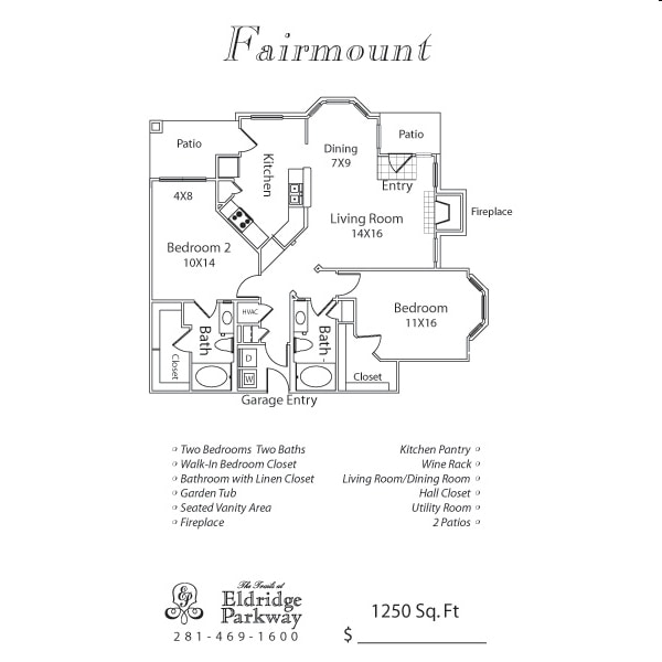 Floor Plan - Fairmont