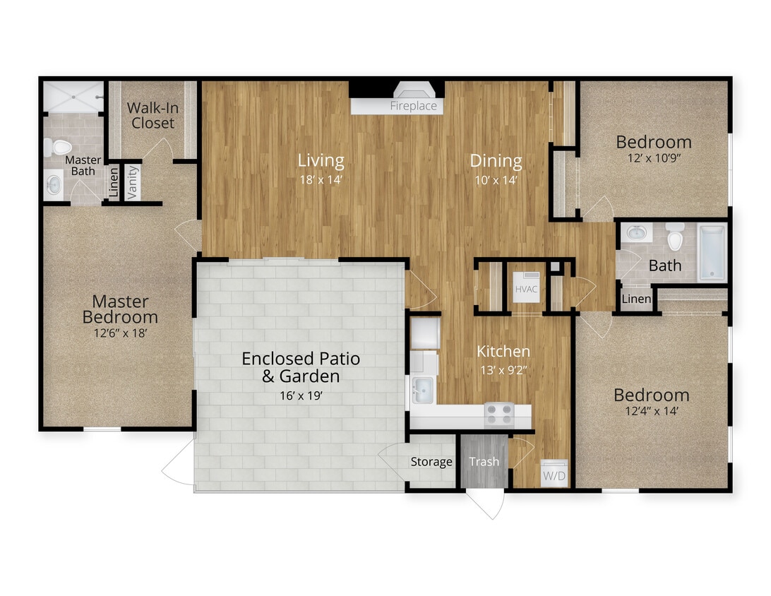 Monterey Ranch - 3 Bedroom/2 Bath - 3 Bed x 2 Bath - Monterey Ranch