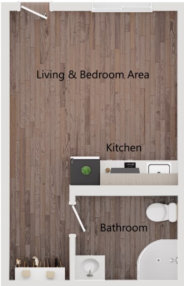 Floor Plan - Studio West