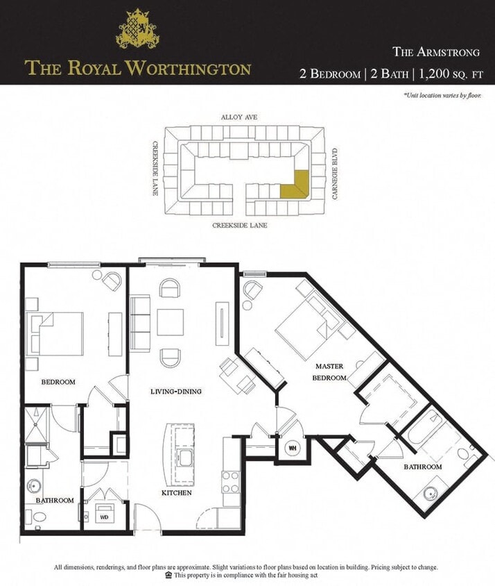 Floor Plan - 2B/2B Armstrong