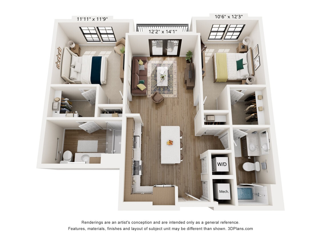 Floor Plan - B3 A ADA