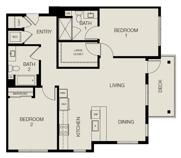 Floor Plan - Plan 2F