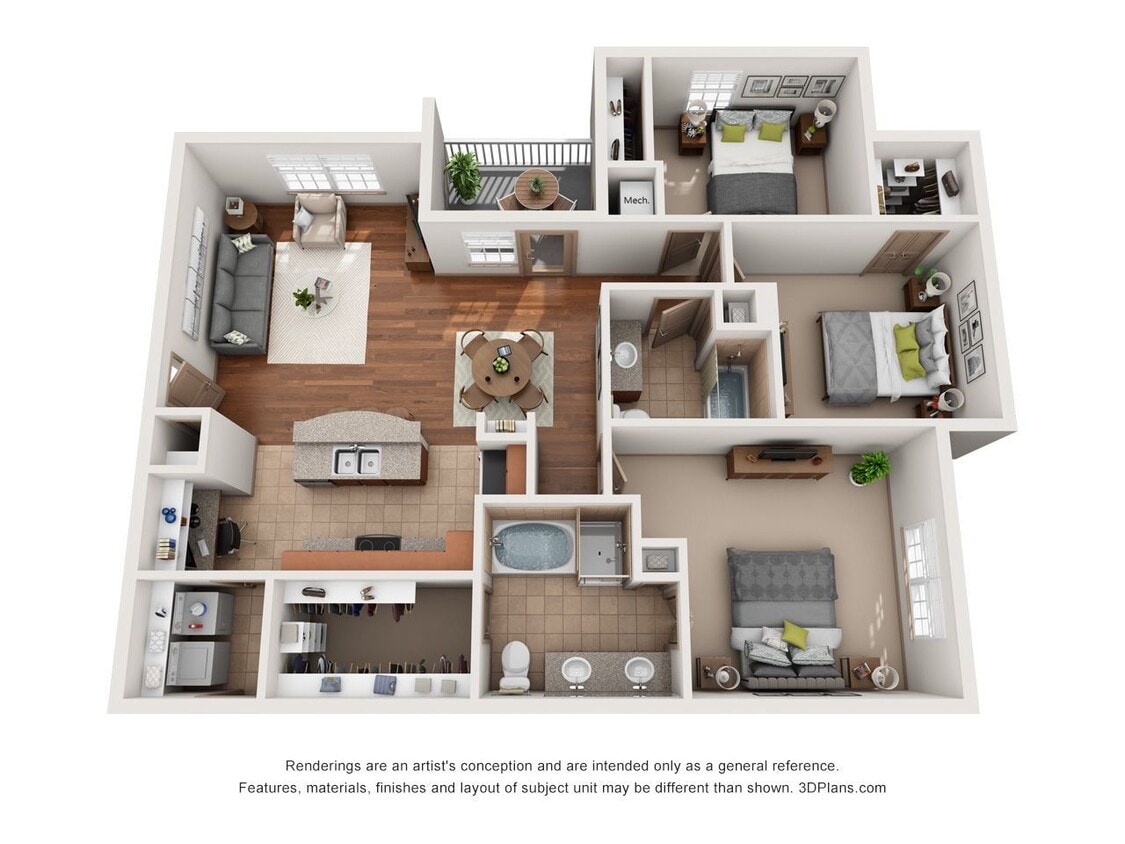 Montage at Cinco Ranch - The Oxford - 2 Beds - 2 Baths - 1349 Sq. ft. - The Oxford