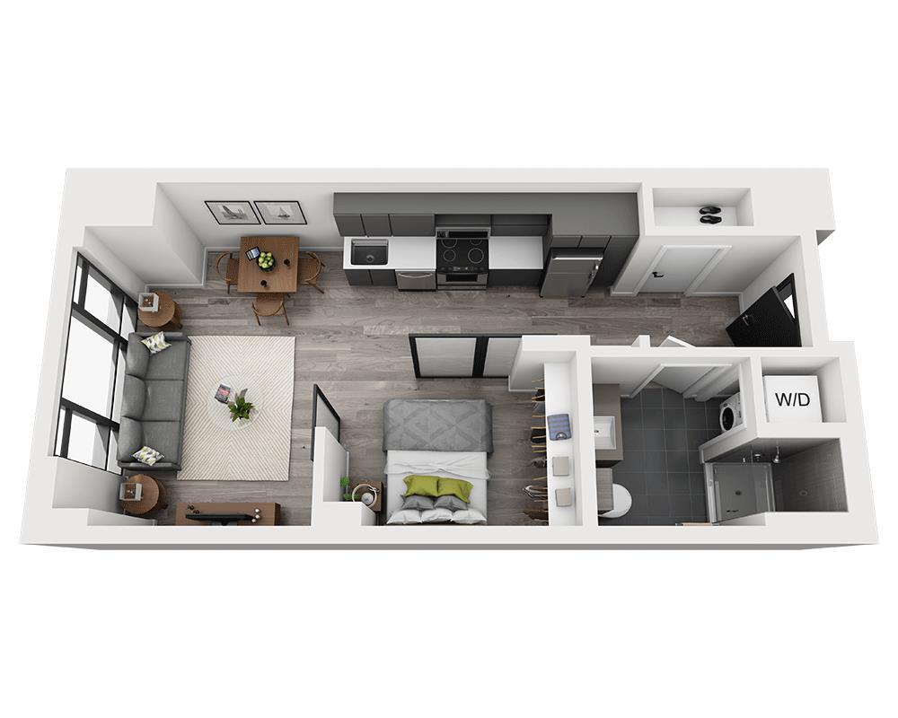 Floor Plan - Studio E1P