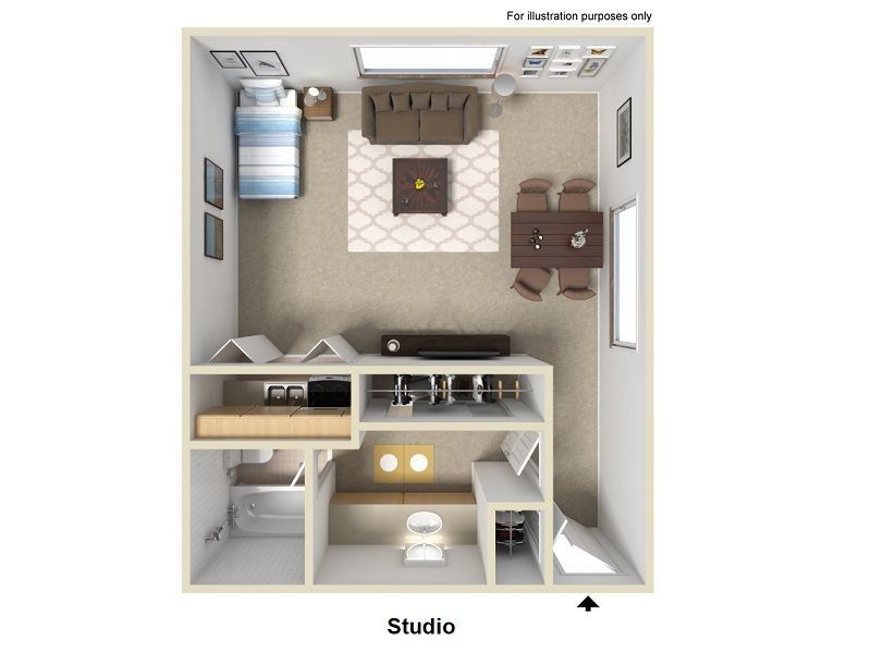 Floor Plan - Studio