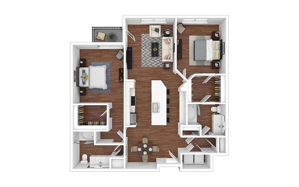 Floor Plan - Scarlet - Renovated