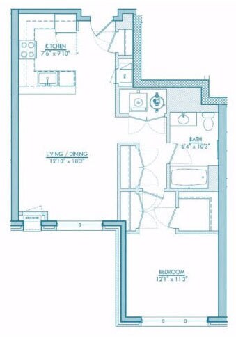 Floor Plan - 1-A6