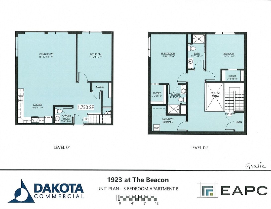 Floor Plan - Goalie 3B/2.5B