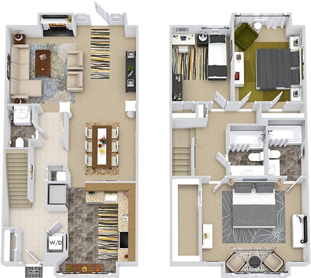 Floor Plan - Blakemore Townhouse