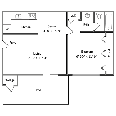 Floor Plan - Plan 1AR