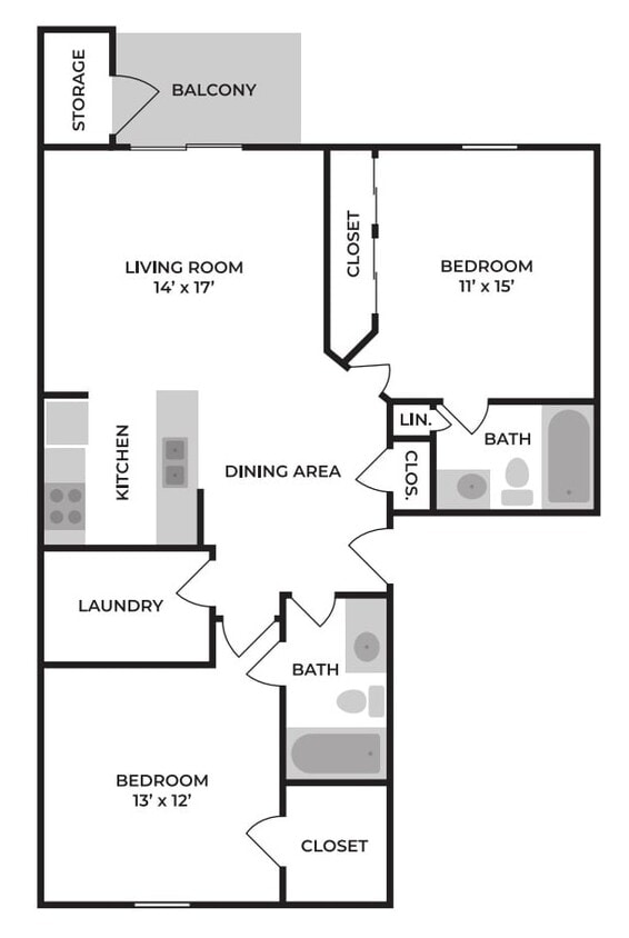Floor Plan - The Bungalow